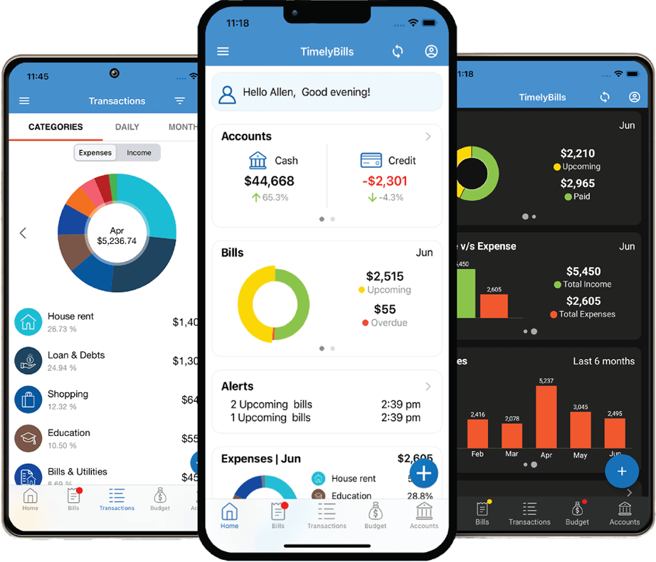 Bills Reminder App Budget Organizer And Money Tracker